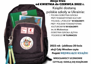 Zbieramy książki dla uczniów polskich szkół w Ukrainie!