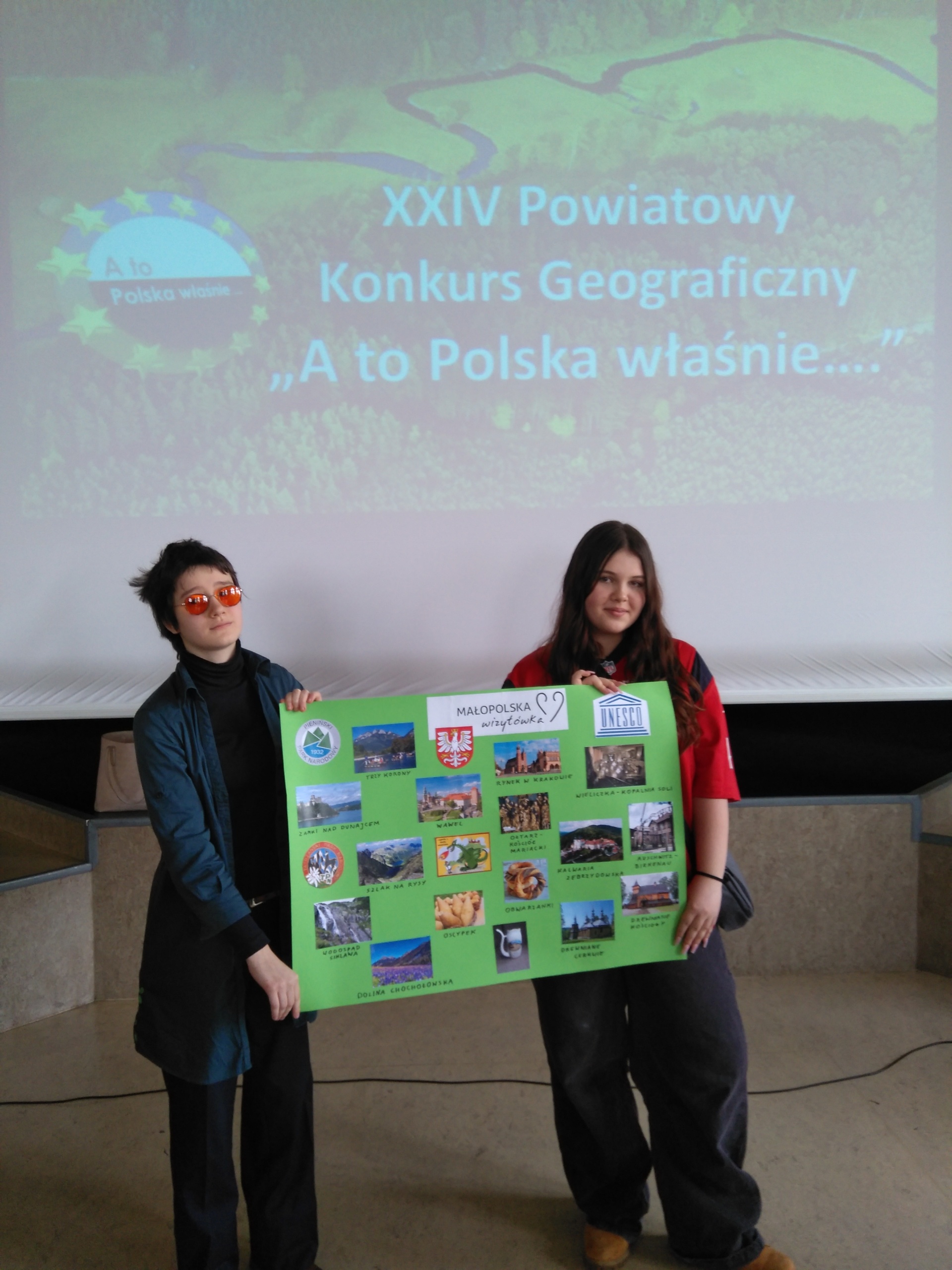 Laureatki XXIV Powiatowego Konkursu Geograficznego „A to Polska właśnie”