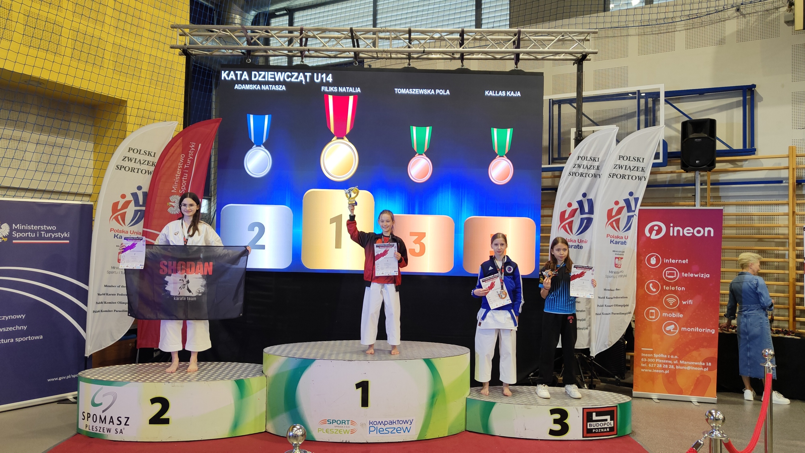 Sukcesy Polii w zawodach karate