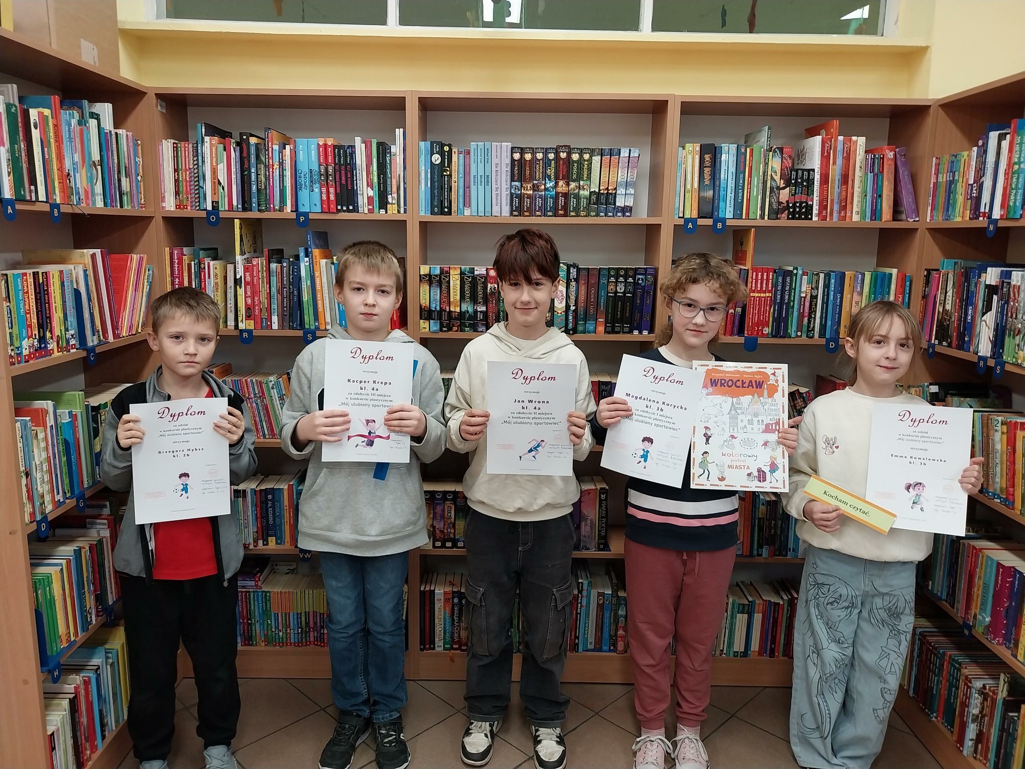 Wyniki uczniowskiego konkursu plastycznego „Mój ulubiony sportowiec”