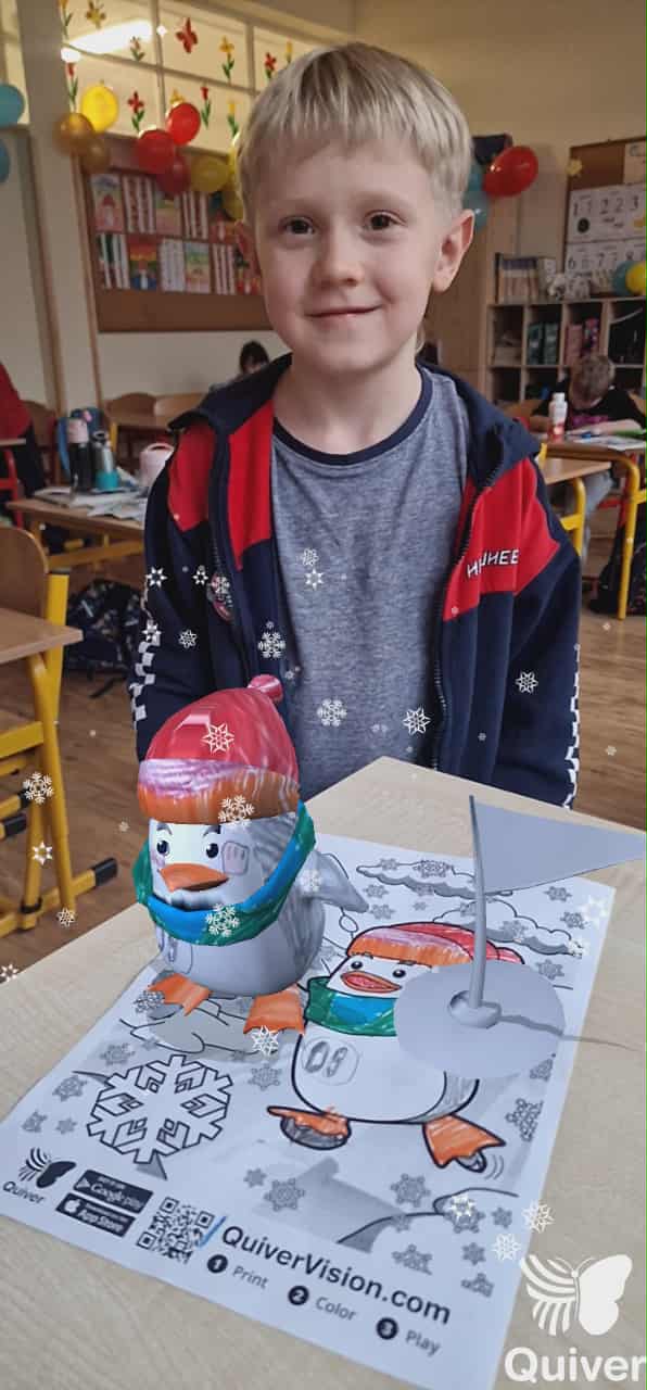 Magia rozszerzonej rzeczywistości w klasie 1b