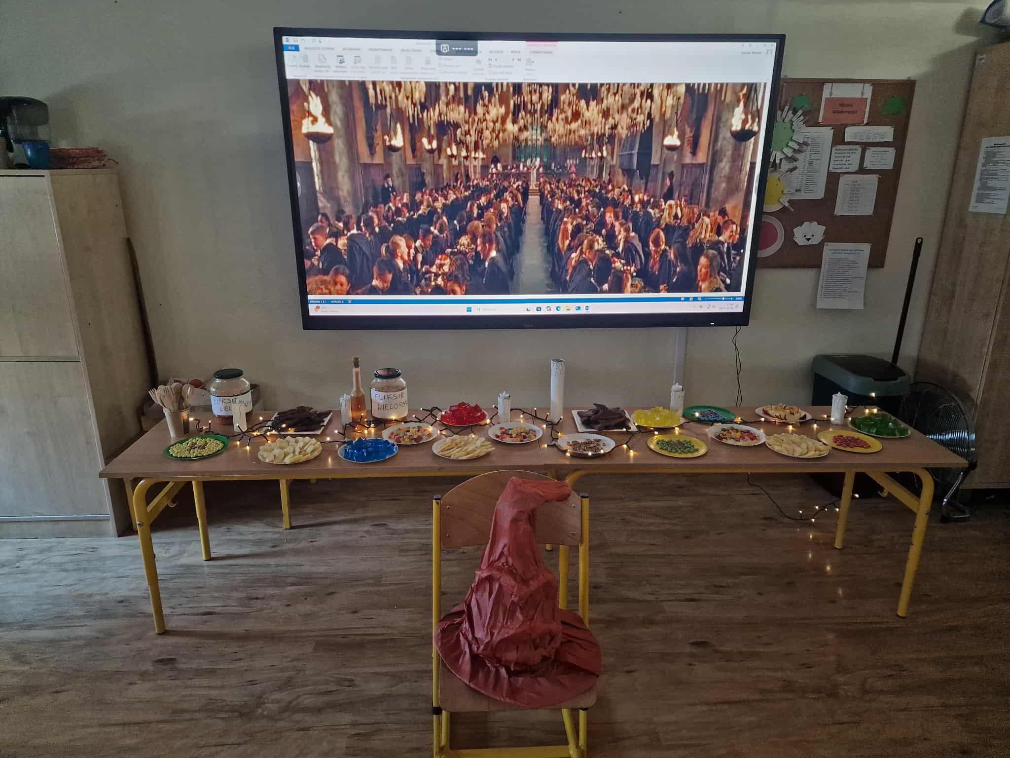 Dzień Jabłka i Andrzejki w Hogwarcie w 1b