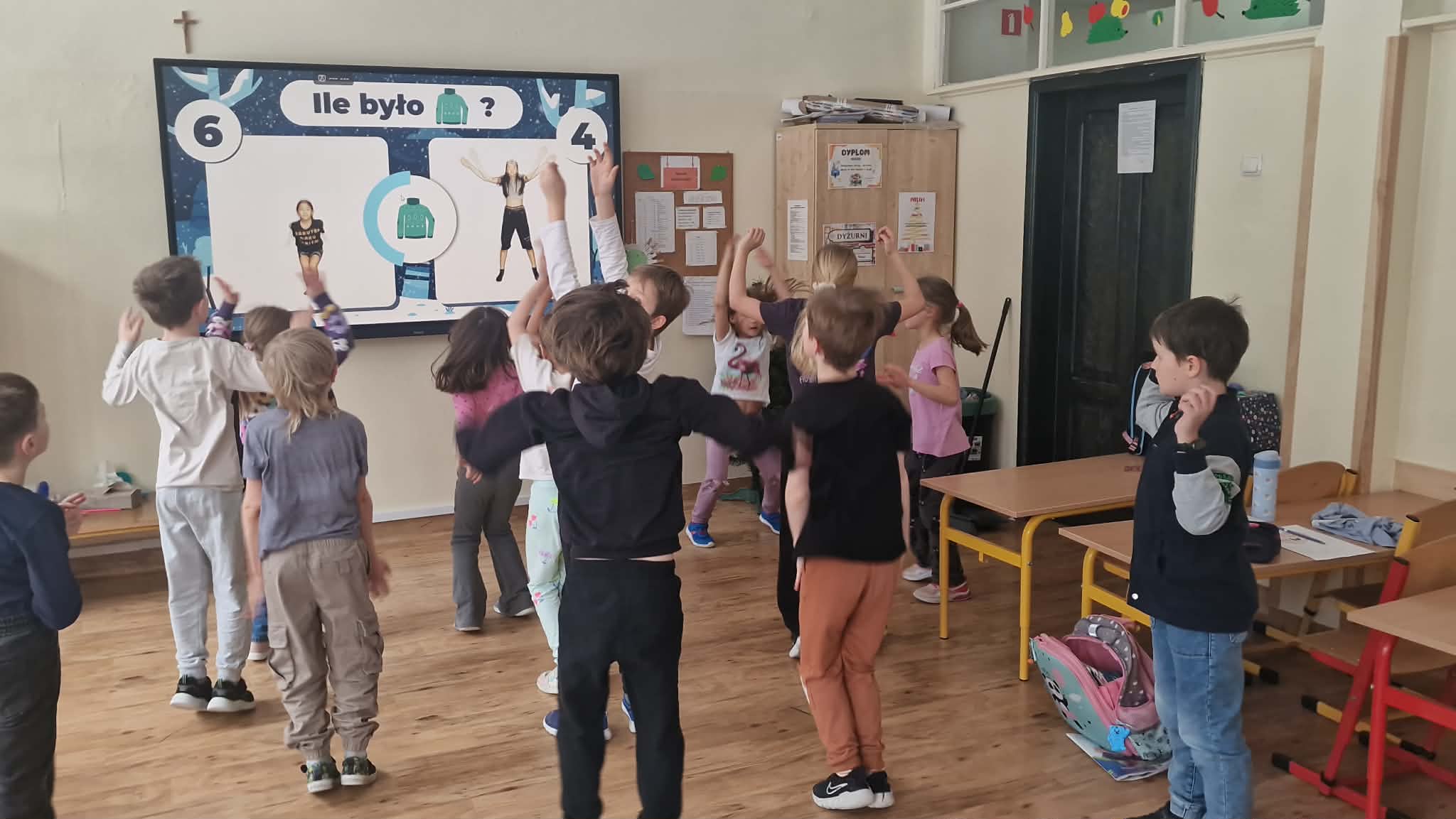 Kolejna misja za nami. Klasa 1b w krainie lodu.