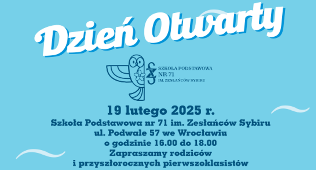 Dzień otwarty w Szkole Podstawowej nr 71 im. Zesłańców Sybiru we Wrocławiu.