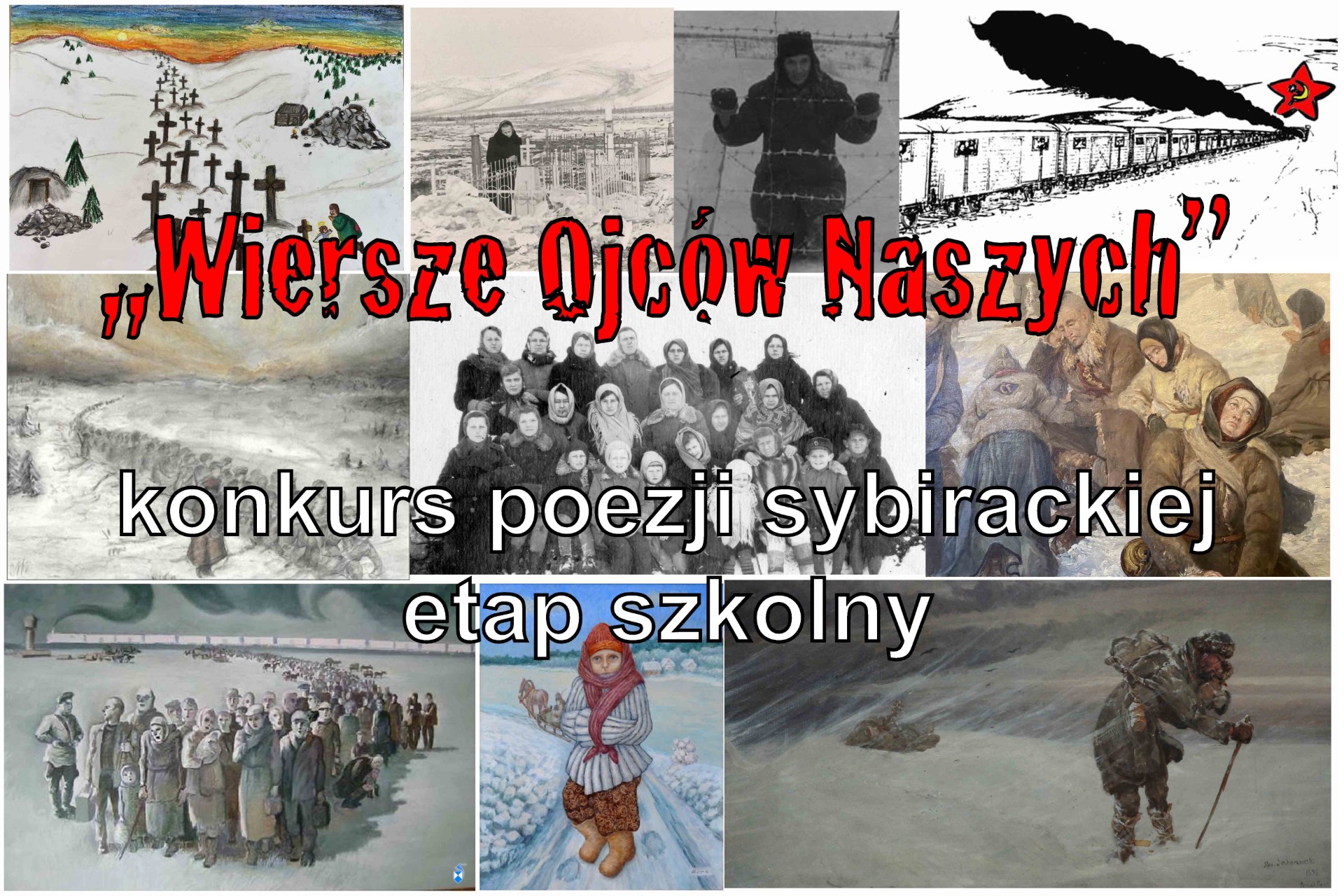 Laureaci szkolnego etapu IX Dolnośląskiego Konkursu Recytatorskiego Poezji Sybirackiej „Wiersze ojców naszych”