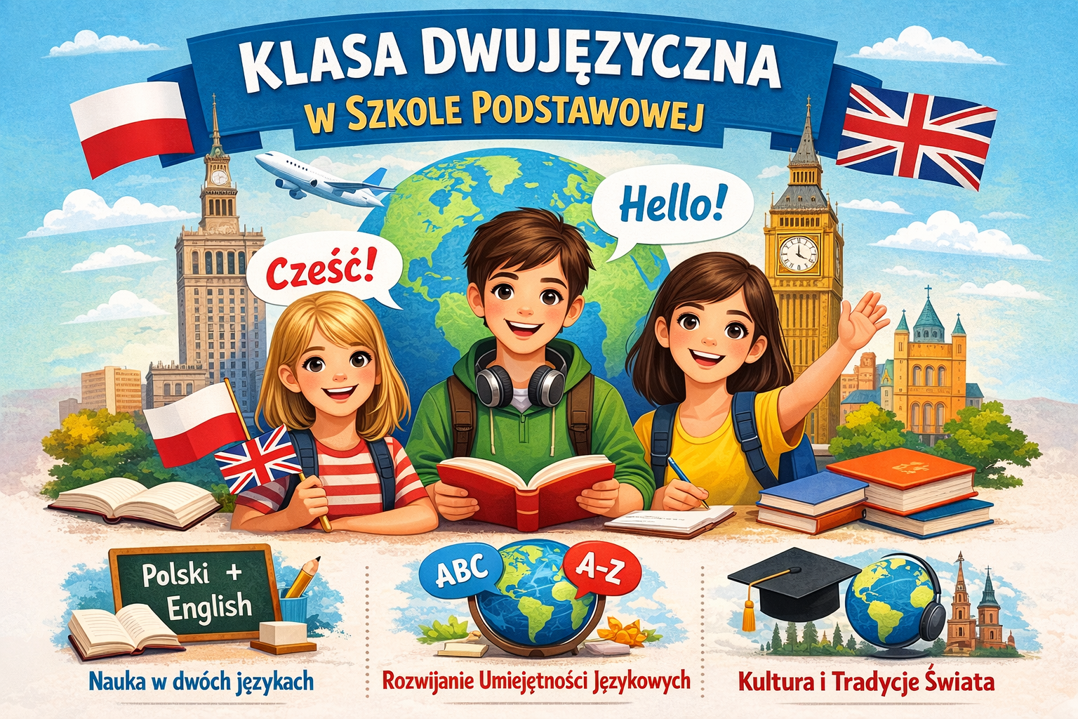 Rekrutacja do klas VII dwujęzycznych od 9 do 20 marca 2026r. do godz. 15.00.