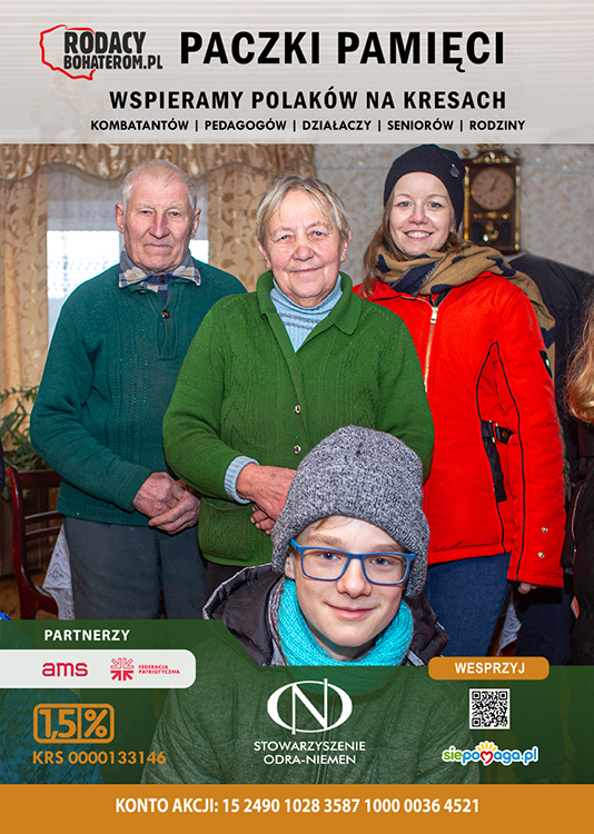 Zbiórka darów w ramach akcji „Rodacy Bohaterom”