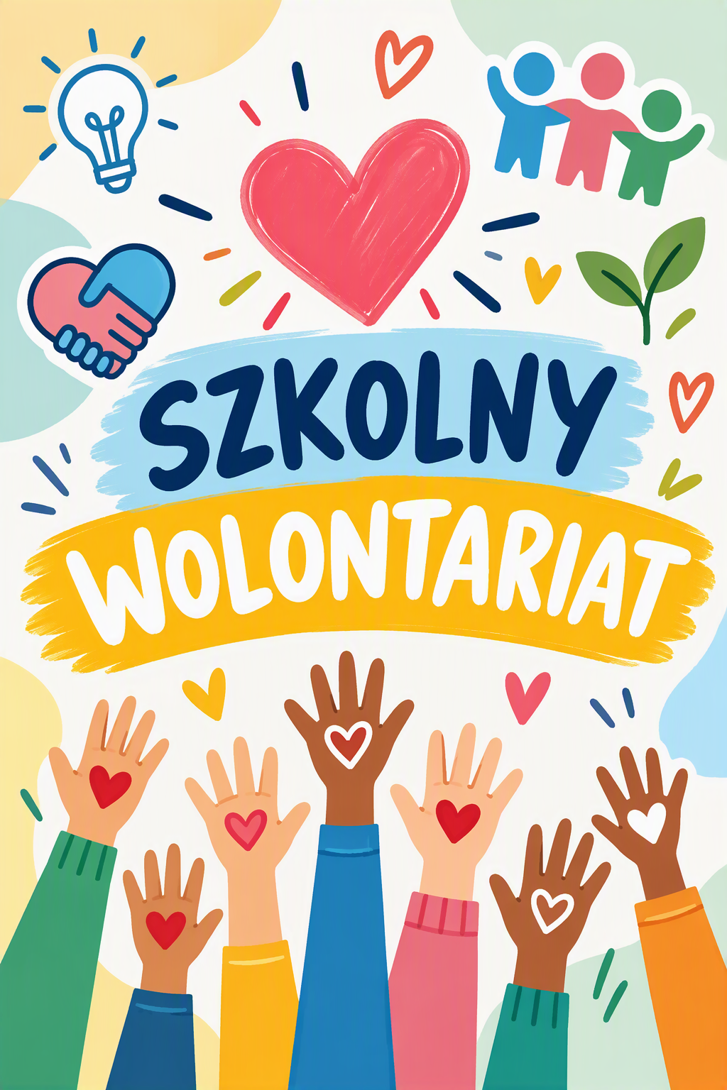 Zaproszenie na pierwsze spotkanie Szkolnego Wolontariatu